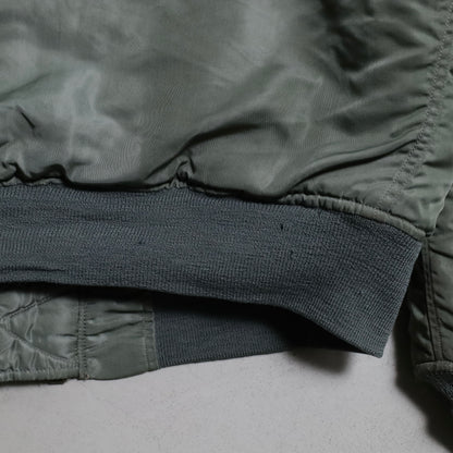 U.S.AIR FORCE MA-1 FLIGHT JACKET (SMALL/GOOD USED CONDITION)
