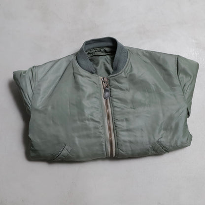 U.S.AIR FORCE MA-1 FLIGHT JACKET (SMALL/GOOD USED CONDITION)