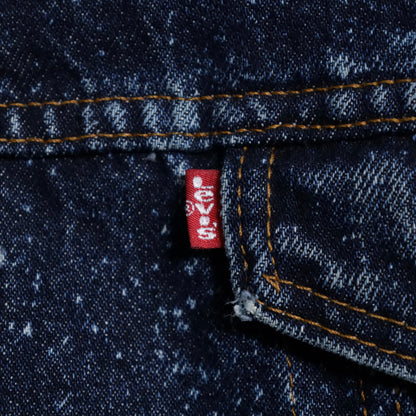 LEVI'S GALACTIC WASHED DENIM BOA JACKET (XLARGE/GOOD CONDITION)
