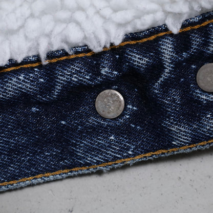 LEVI'S GALACTIC WASHED DENIM BOA JACKET (XLARGE/GOOD CONDITION)