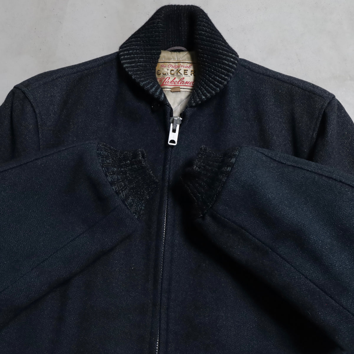 LAKELAND CLICKER CAR CLUB JACKET (SIZE 42L/GOOD CONDITION)