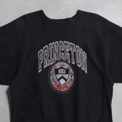 CHAMPION "PRINCETON" REVERSE WEAVE SWEAT SHIRT (BLACK/LARGE/GOOD USED CONDITION)