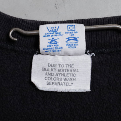 CHAMPION "PRINCETON" REVERSE WEAVE SWEAT SHIRT (BLACK/LARGE/GOOD USED CONDITION)
