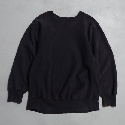 CHAMPION "PRINCETON" REVERSE WEAVE SWEAT SHIRT (BLACK/LARGE/GOOD USED CONDITION)