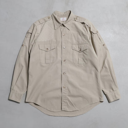 ABERCROMBIE&FITCH SAFARI JACKE WITH GUN FLAP (LARGE/GOOD CONDITION)