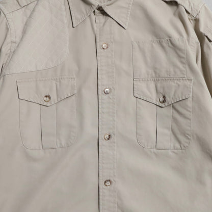 ABERCROMBIE&FITCH SAFARI JACKE WITH GUN FLAP (LARGE/GOOD CONDITION)