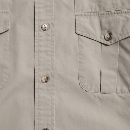 ABERCROMBIE&FITCH SAFARI JACKE WITH GUN FLAP (LARGE/GOOD CONDITION)