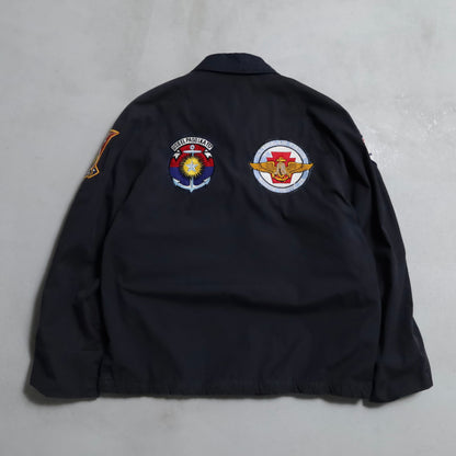 U.S.NAVY DARK BLUE UTILITY JACKET WITH PATCH (SIZE 44S/GOOD CONDITION)
