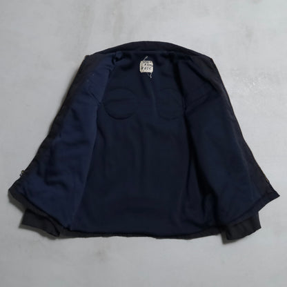 U.S.NAVY DARK BLUE UTILITY JACKET WITH PATCH (SIZE 44S/GOOD CONDITION)