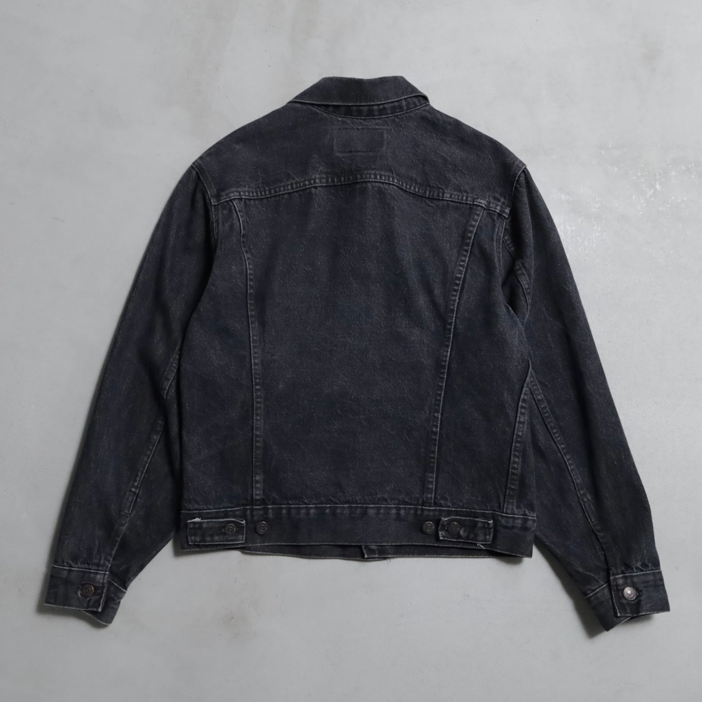 LEVI'S 70506-0259 BLACK DENIM JACKET (SIZE 40/GOOD CONDITION)
