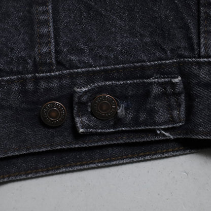 LEVI'S 70506-0259 BLACK DENIM JACKET (SIZE 40/GOOD CONDITION)