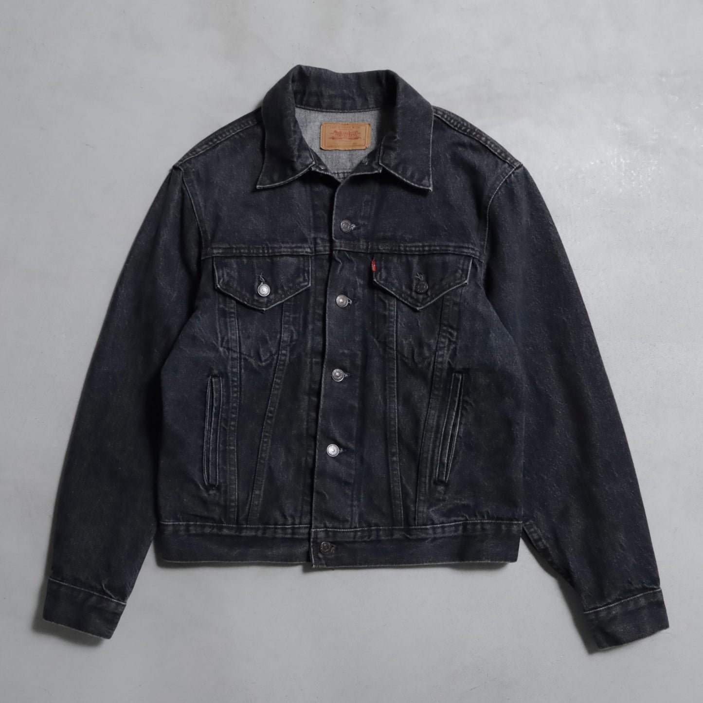 LEVI'S 70506-0259 BLACK DENIM JACKET (SIZE 40/GOOD CONDITION)