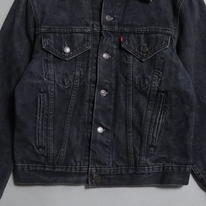 LEVI'S 70506-0259 BLACK DENIM JACKET (SIZE 40/GOOD CONDITION)