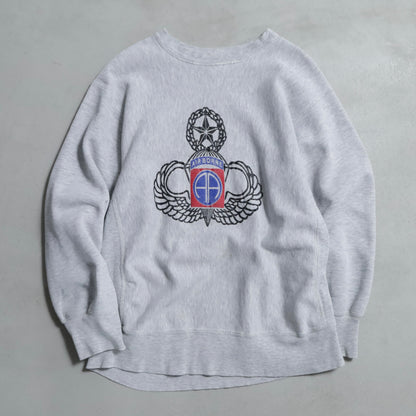 CHAMPION "AIRBORNE" REVERSE WEAVE SWEAT SHIRT (XLARGE/GOOD USED CONDITION)