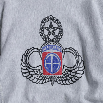 CHAMPION "AIRBORNE" REVERSE WEAVE SWEAT SHIRT (XLARGE/GOOD USED CONDITION)