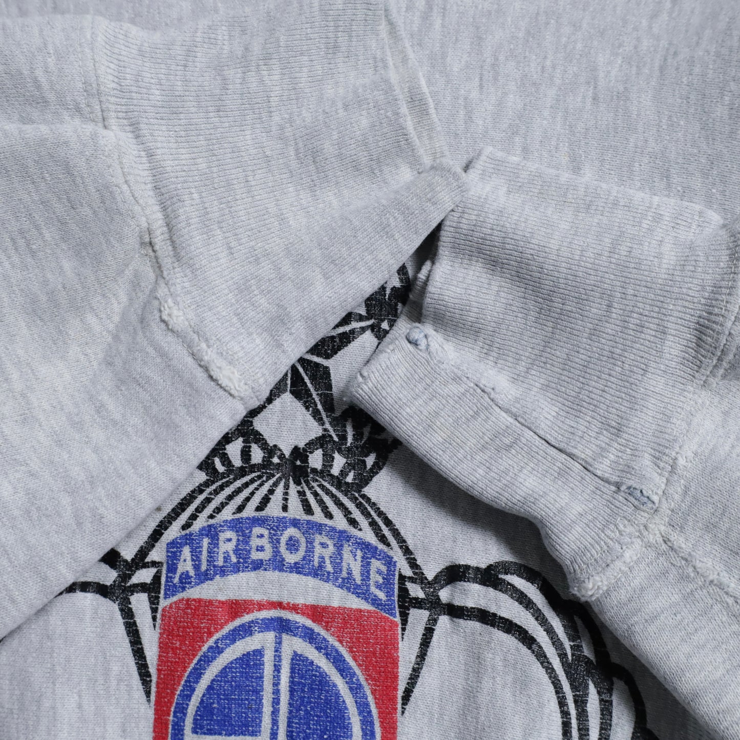 CHAMPION "AIRBORNE" REVERSE WEAVE SWEAT SHIRT (XLARGE/GOOD USED CONDITION)