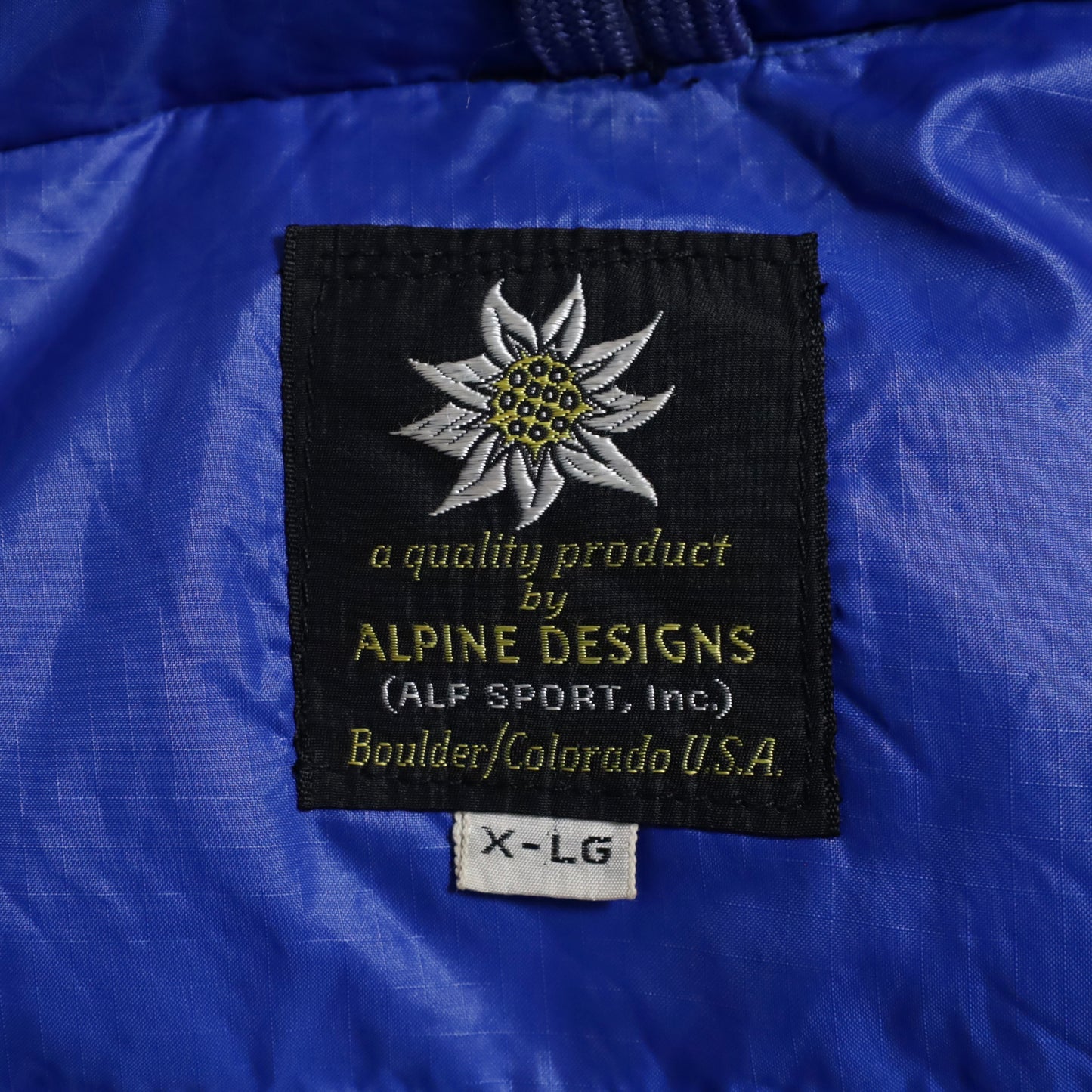 ALPINE DESIGNS EXPEDITION DOWN JACKET (XLARGE/VERY GOOD CONDITION)