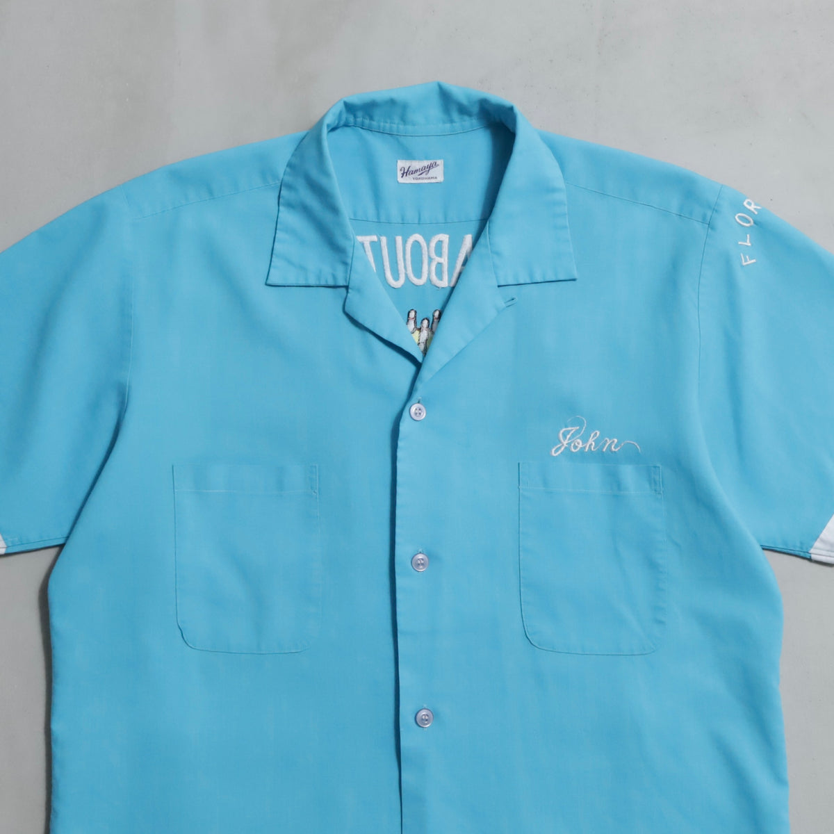 HAMAYA YOKOHAMA "CAMP ZAMA JAPAN" BOWLING SHIRT (GOOD CONDITION)