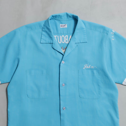 HAMAYA YOKOHAMA "CAMP ZAMA JAPAN" BOWLING SHIRT (GOOD CONDITION)