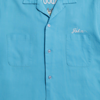 HAMAYA YOKOHAMA "CAMP ZAMA JAPAN" BOWLING SHIRT (GOOD CONDITION)