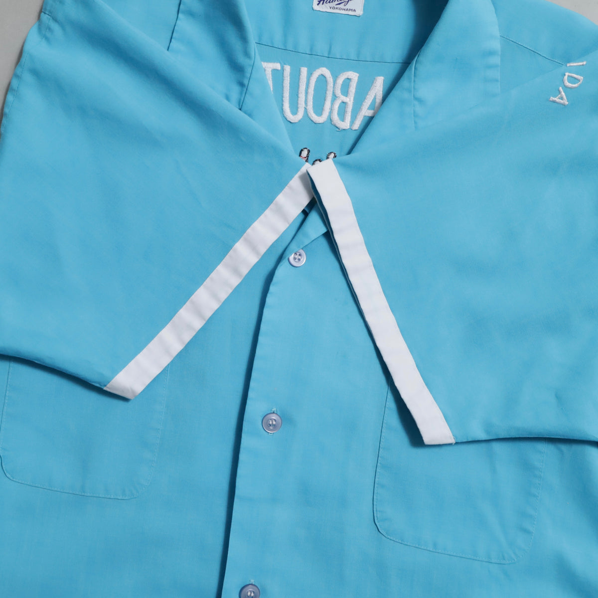 HAMAYA YOKOHAMA "CAMP ZAMA JAPAN" BOWLING SHIRT (GOOD CONDITION)