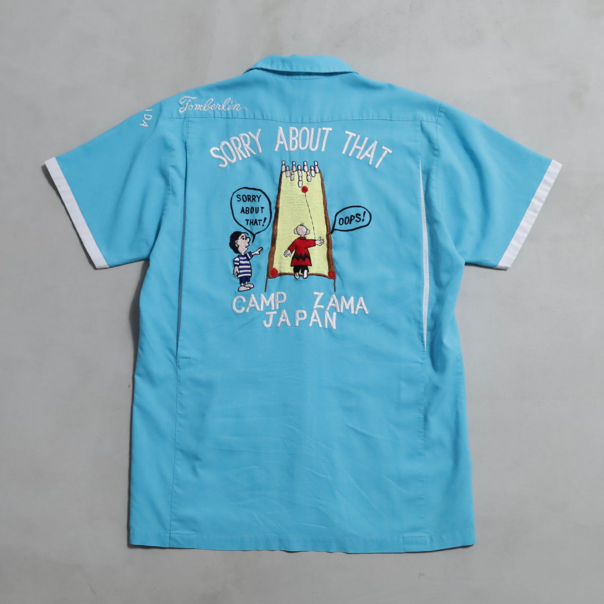 HAMAYA YOKOHAMA "CAMP ZAMA JAPAN" BOWLING SHIRT (GOOD CONDITION)