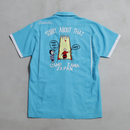 HAMAYA YOKOHAMA "CAMP ZAMA JAPAN" BOWLING SHIRT (GOOD CONDITION)