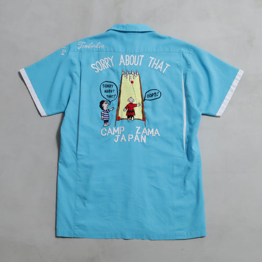 HAMAYA YOKOHAMA "CAMP ZAMA JAPAN" BOWLING SHIRT (GOOD CONDITION)