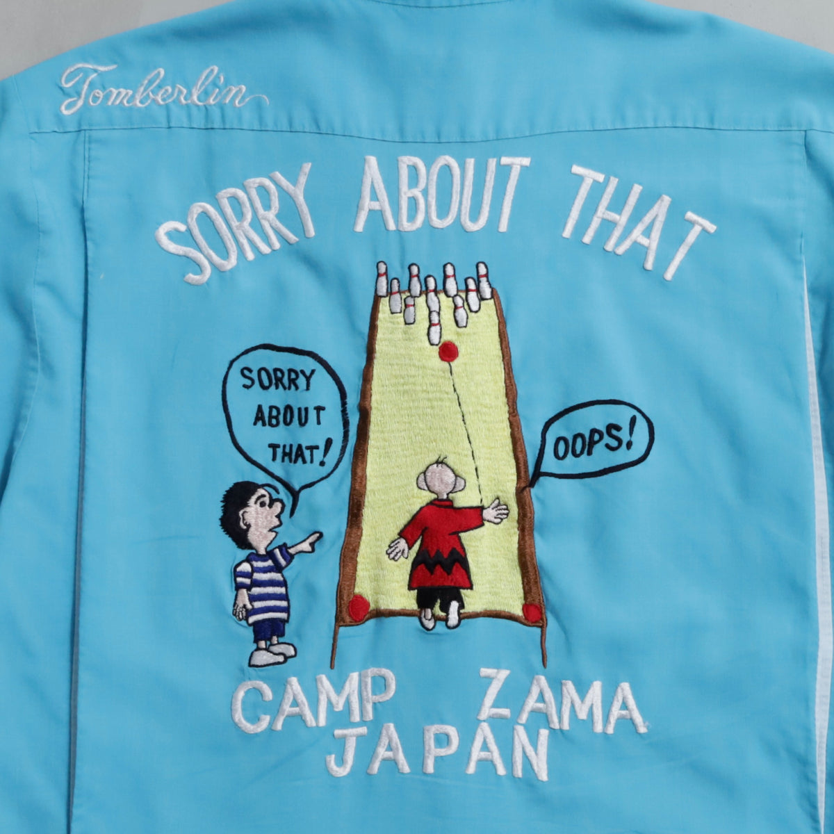 HAMAYA YOKOHAMA "CAMP ZAMA JAPAN" BOWLING SHIRT (GOOD CONDITION)