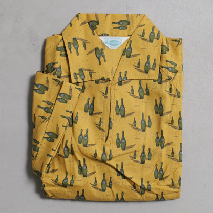 DEAD STOCK KERRYBROOKE BOWLING PATTERN S/S SHIRT (SIZE 18)