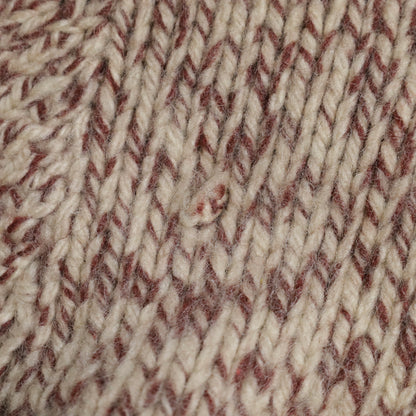 WOLF PATTERN COWICHAN SWEATER (MIX COLOR/BIG SIZE/GOOD CONDITION)