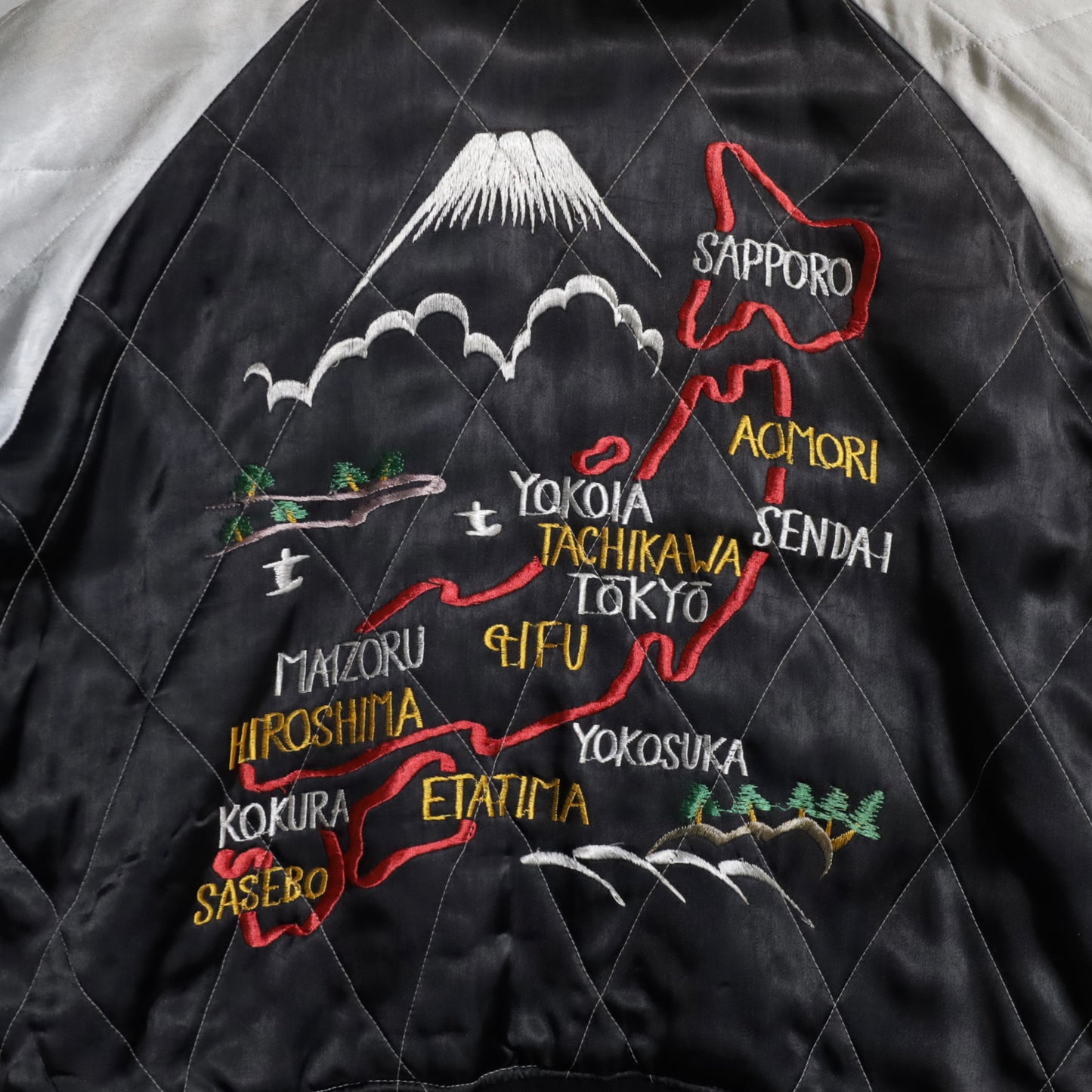 JAPAN SOUVENIR JACKET (SUPER BIG SIZE/GOOD USED CONDITION)