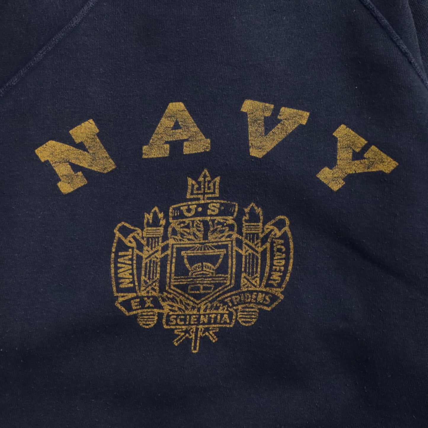 NAVY U.S.NAVAL ACADEMY SWEAT SHIRT (SIZE42/GOOD CONDITION)