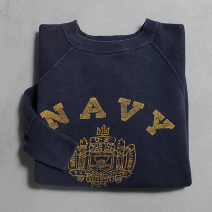 NAVY U.S.NAVAL ACADEMY SWEAT SHIRT (SIZE42/GOOD CONDITION)