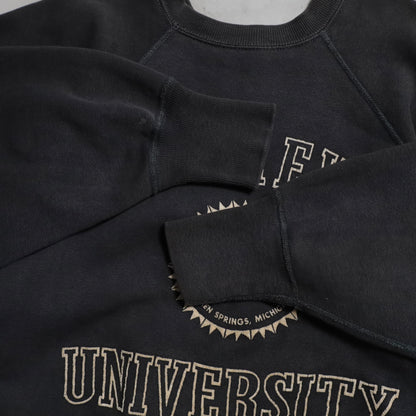 ANDREWS UNIVERSITY FLOCKY SWEAT SHIRT (BLACK/BIG SIZE/GOOD CONDITION)
