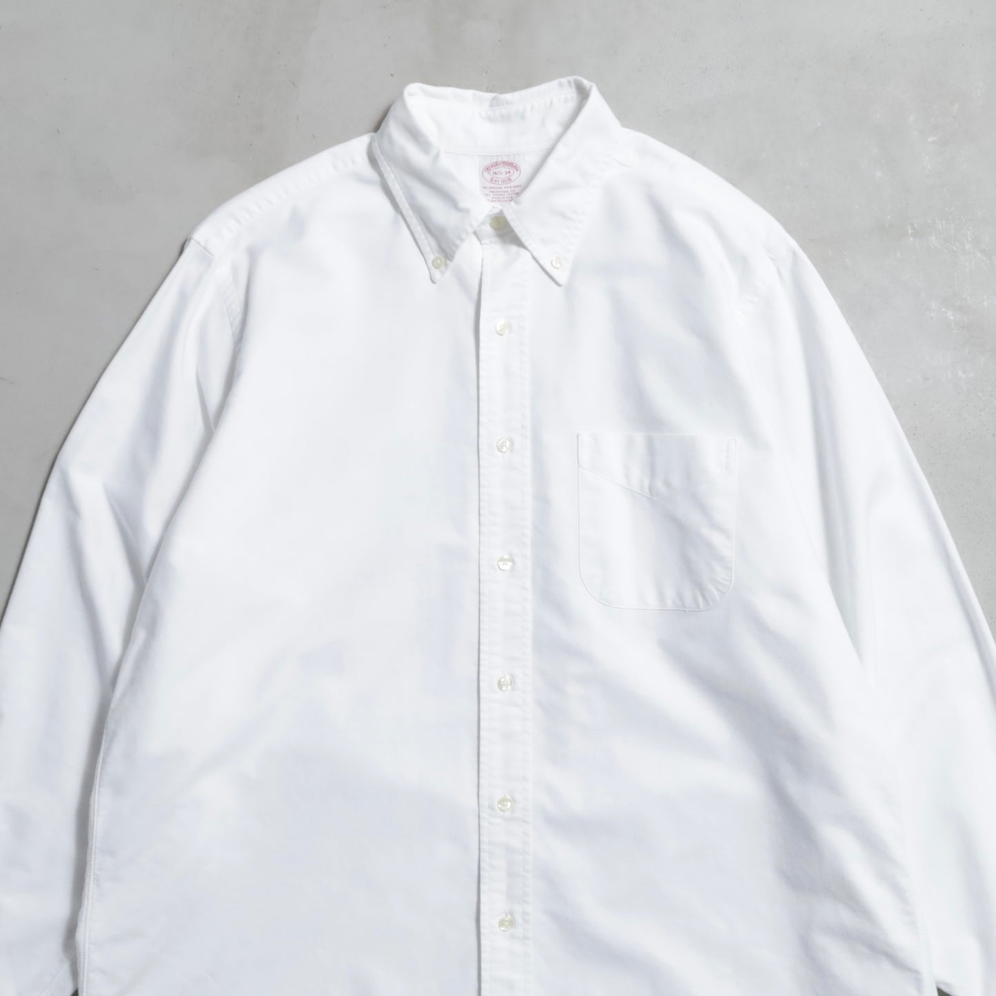 BROOKS BROTHERS OXFORD B.D. SHIRT (16 1/2-34/GOOD CONDITION)