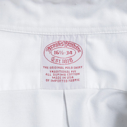 BROOKS BROTHERS OXFORD B.D. SHIRT (16 1/2-34/GOOD CONDITION)