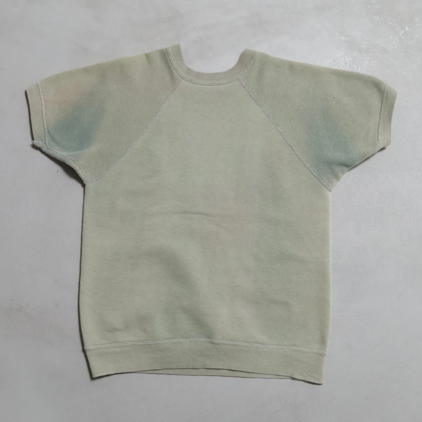 OLD "ILLINOIS" S/S SWEAT SHIRT (SUPER SUN FADE/GOOD CONDITION)