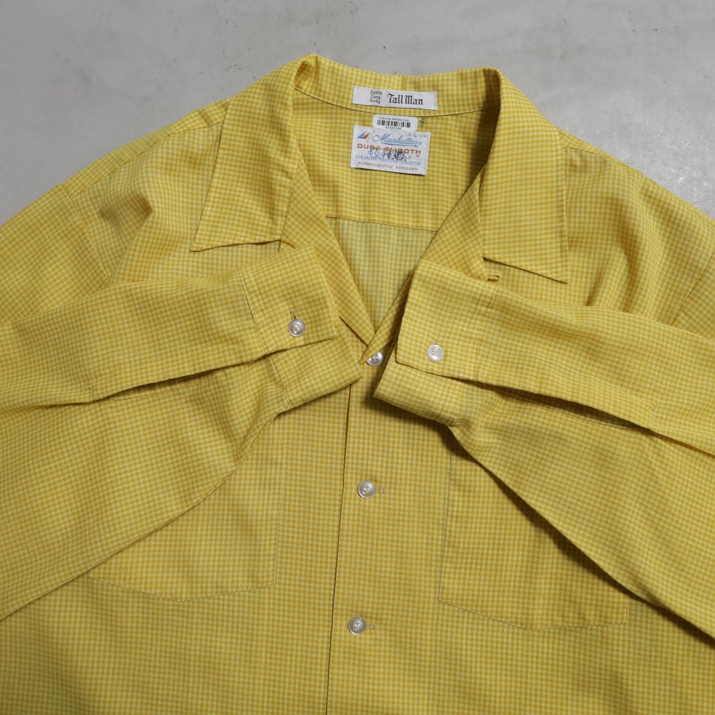 MANHATTAN PLAID BOX SHIRT (LARGE TALL/GOOD CONDITION)