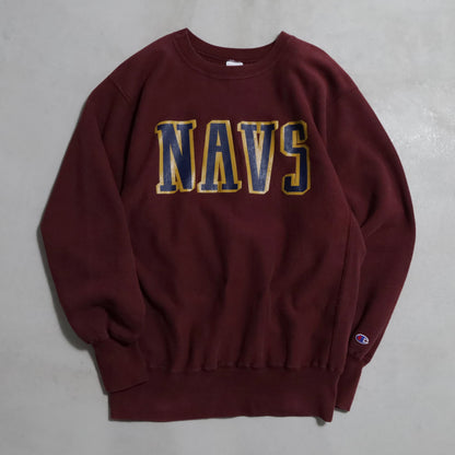 CHAMPION "NAVS" REVERSE WEAVE SWEAT SHIRT (XLARGE/GOOD CONDITION)