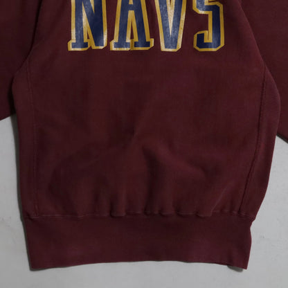 CHAMPION "NAVS" REVERSE WEAVE SWEAT SHIRT (XLARGE/GOOD CONDITION)