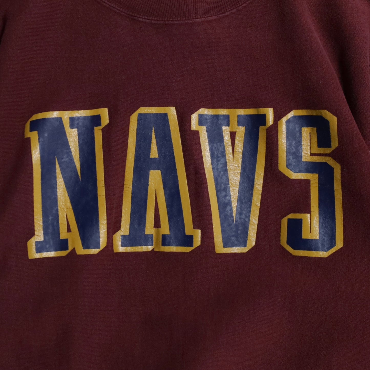 CHAMPION "NAVS" REVERSE WEAVE SWEAT SHIRT (XLARGE/GOOD CONDITION)