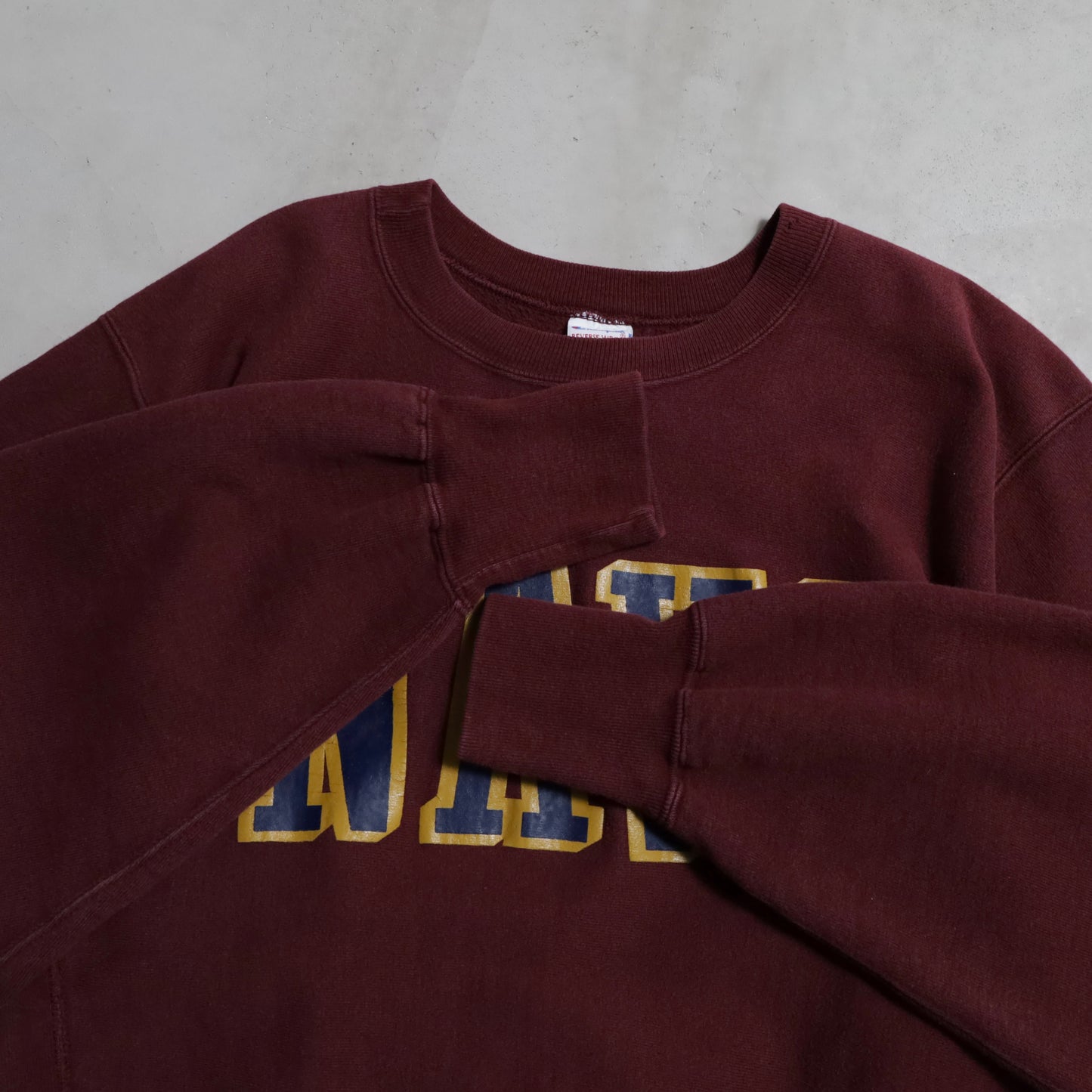 CHAMPION "NAVS" REVERSE WEAVE SWEAT SHIRT (XLARGE/GOOD CONDITION)