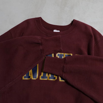 CHAMPION "NAVS" REVERSE WEAVE SWEAT SHIRT (XLARGE/GOOD CONDITION)