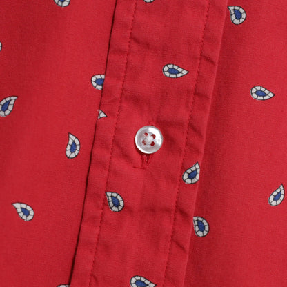 BROOKS BROTHERS PAISLEY PATTERN B.D. SHIRT (6BUTTON/MAKERS/SIZE 16/GOOD CONDITION)