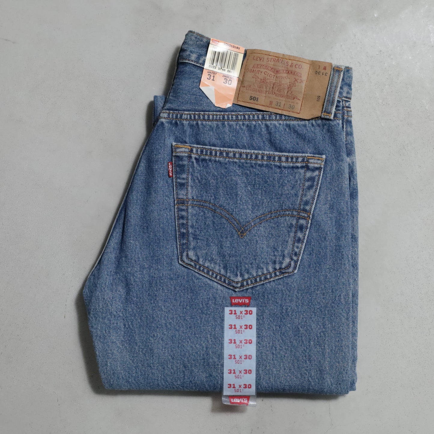 DEAD STOCK LEVI'S 501-0193 DENIM PANTS (W31/L30)