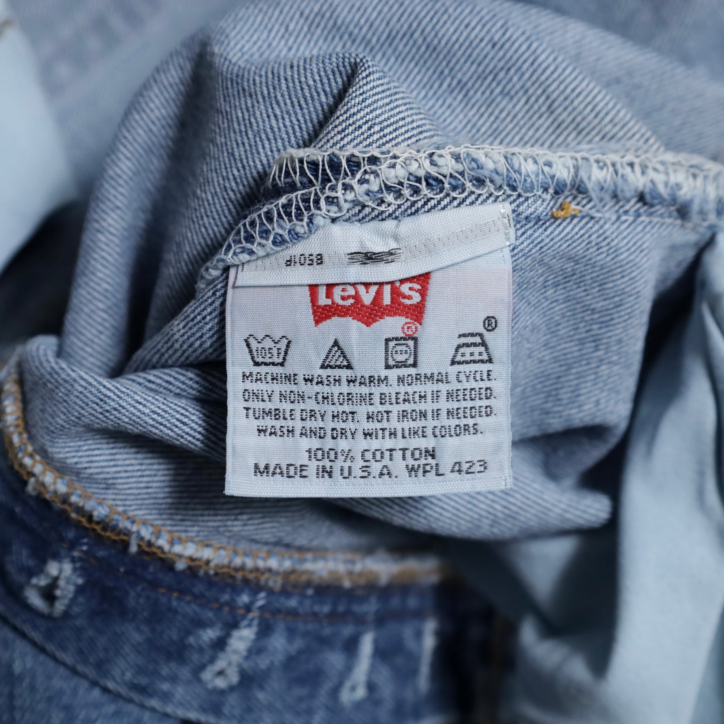 DEAD STOCK LEVI'S 501-0193 DENIM PANTS (W31/L30)