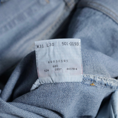 DEAD STOCK LEVI'S 501-0193 DENIM PANTS (W31/L30)