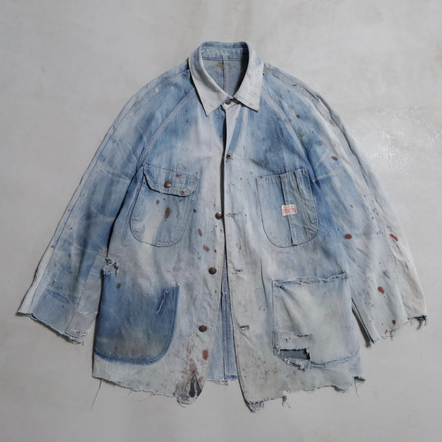PAYDAY DENIM COVERALL (AMAZING SUN FADE & AMAZING DAMAGE)