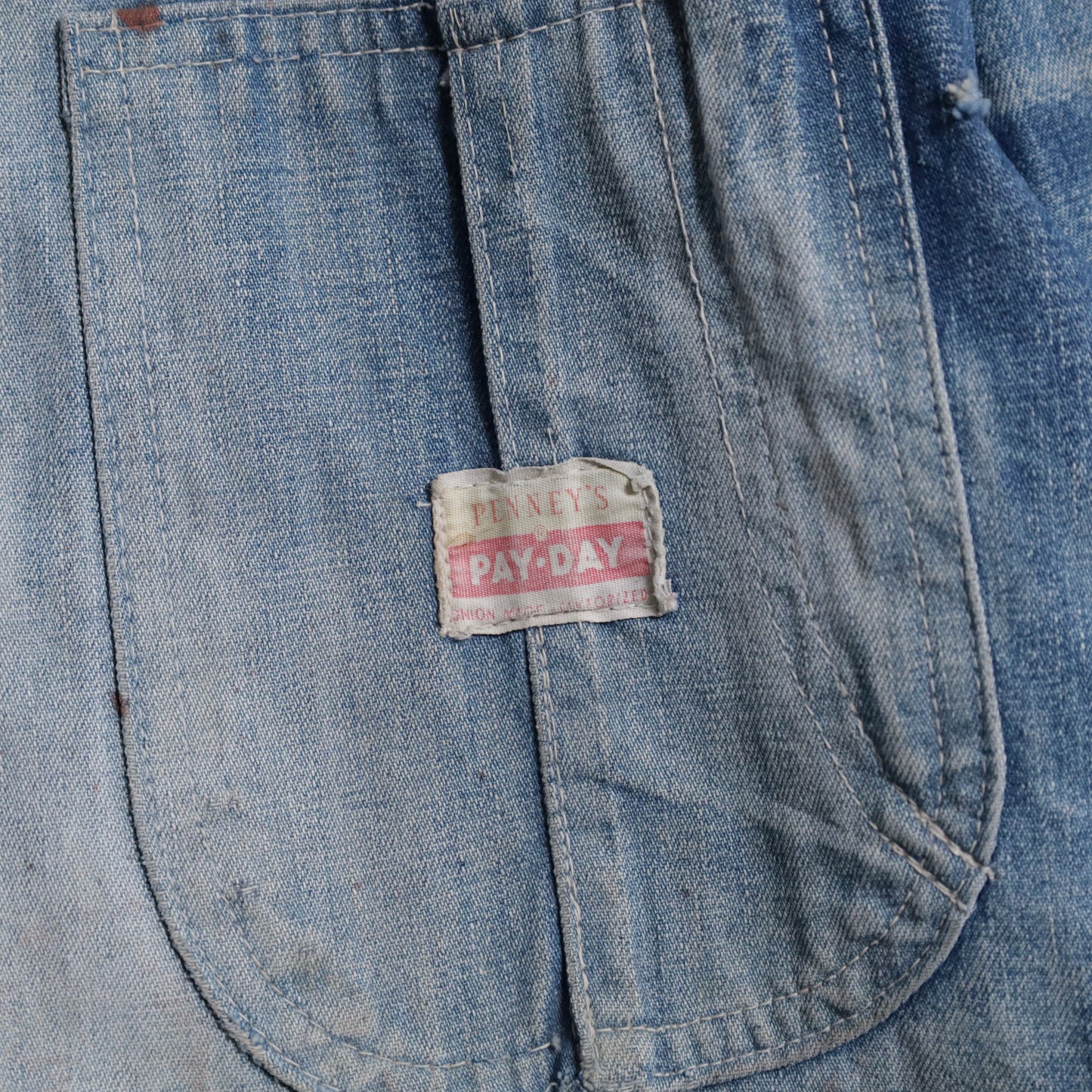 PAYDAY DENIM COVERALL (AMAZING SUN FADE & AMAZING DAMAGE)